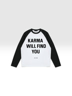 DEJAVU Color-Blocked Raglan Long-Sleeve T-Shirt