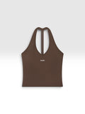 DEJAVU Women’s Halter V-Neck Yoga Tank Top