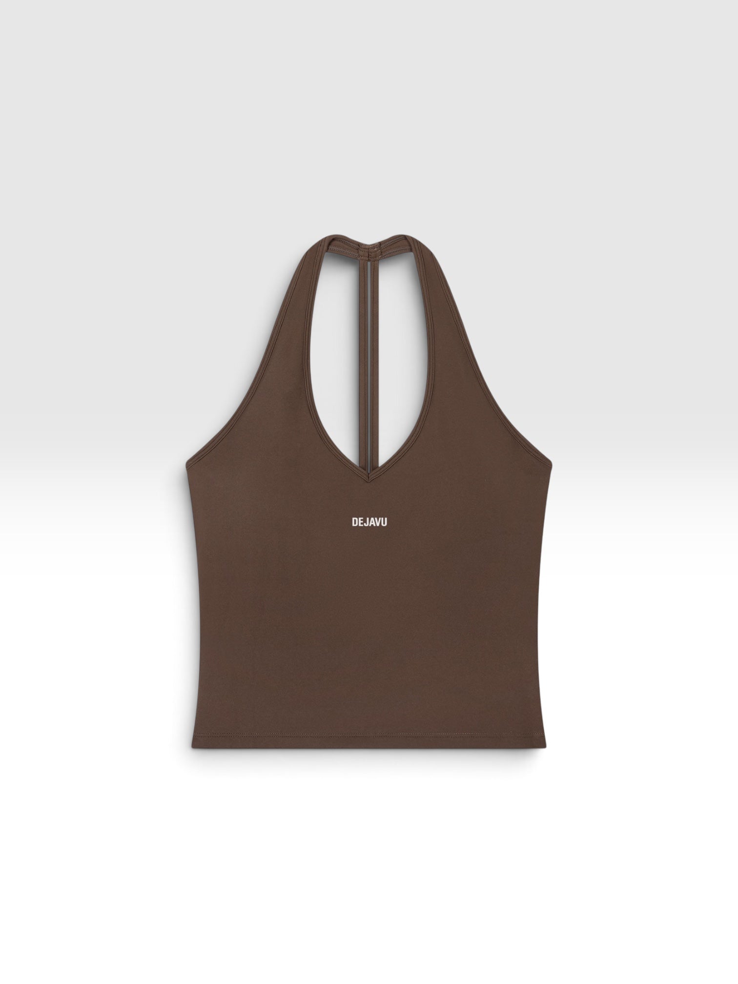 DEJAVU Women’s Halter V-Neck Yoga Tank Top