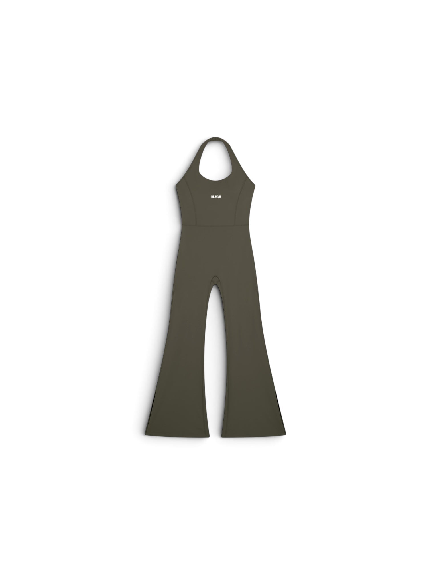 DEJAVU Women’s Halter Flared Jumpsuit