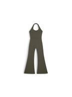 DEJAVU Women’s Halter Flared Jumpsuit