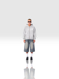 DEJAVU ZIP HOODIE GREY