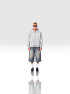 DEJAVU ZIP HOODIE GREY