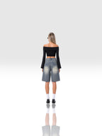 DEJAVU WASHED SHORTS