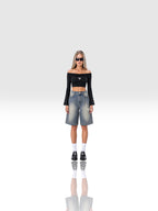DEJAVU WASHED SHORTS