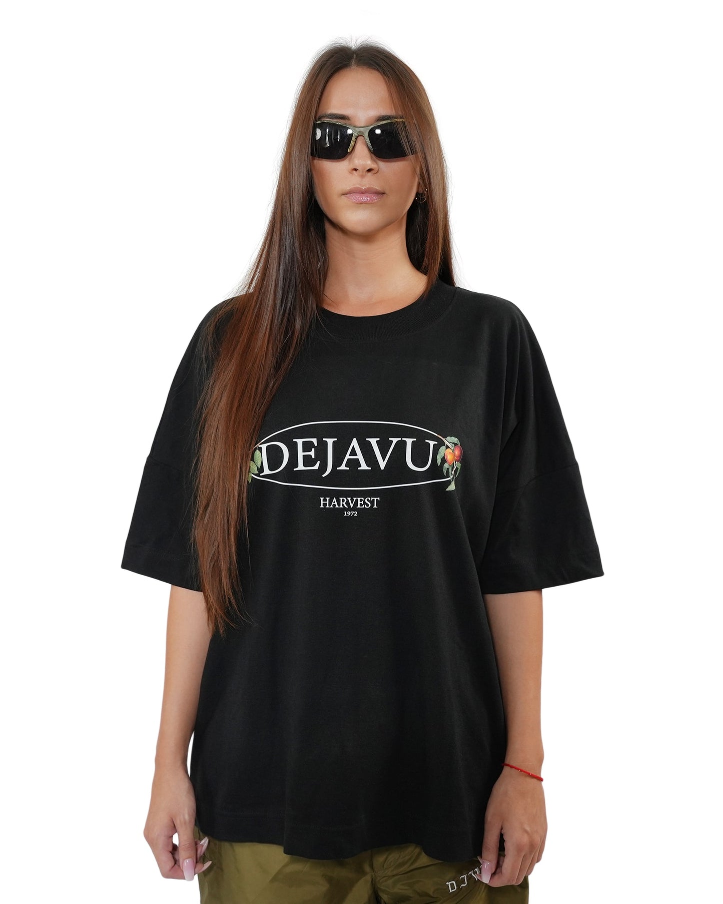 DEJAVU HARVEST LOGO TEE BLACK