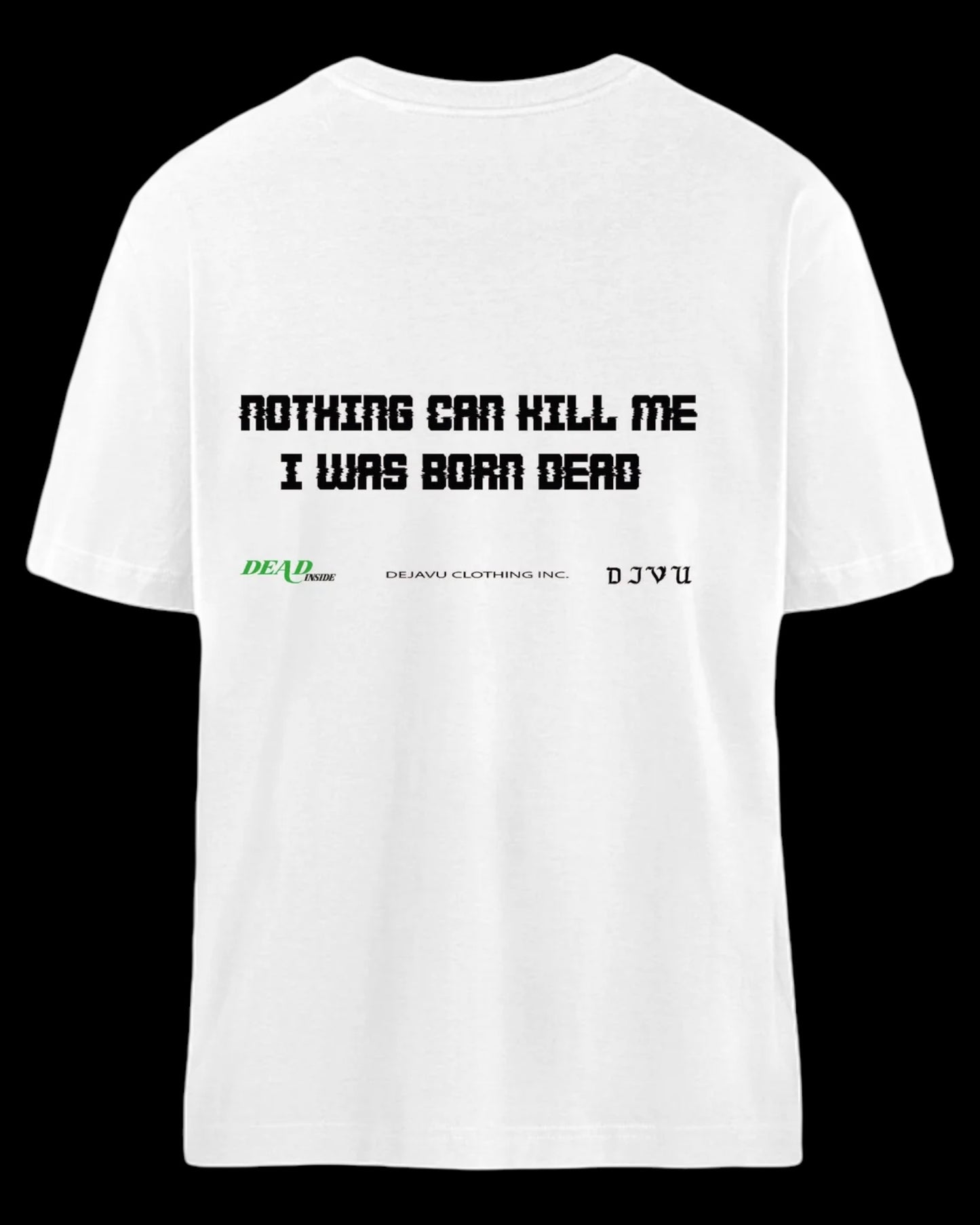 DEJAVU BORN DEAD TEE WHITE