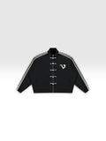 DEJAVU UNISEX ZIP JACKET BLACK