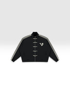 DEJAVU UNISEX ZIP JACKET BLACK