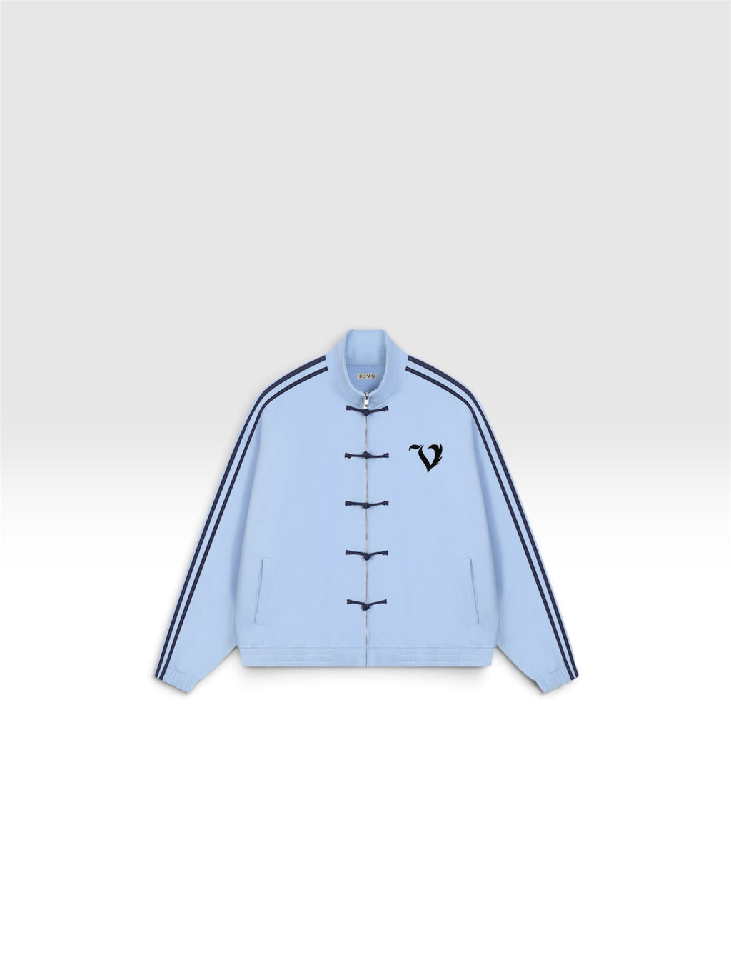 DEJAVU UNISEX ZIP JACKET BABY BLUE
