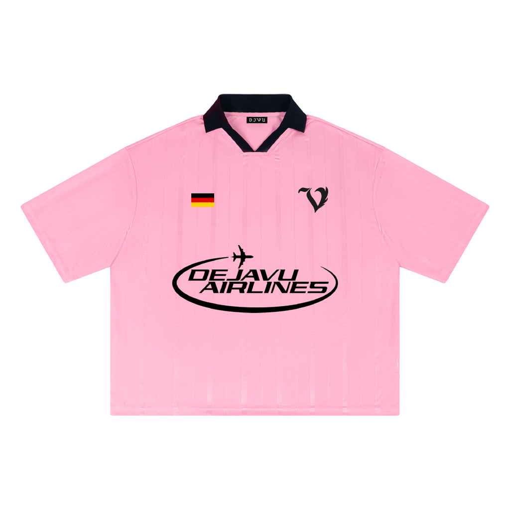 DEJAVU OVERSIZED CROPPED WORLD CUP POLO