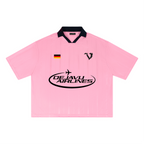 DEJAVU OVERSIZED CROPPED WORLD CUP POLO