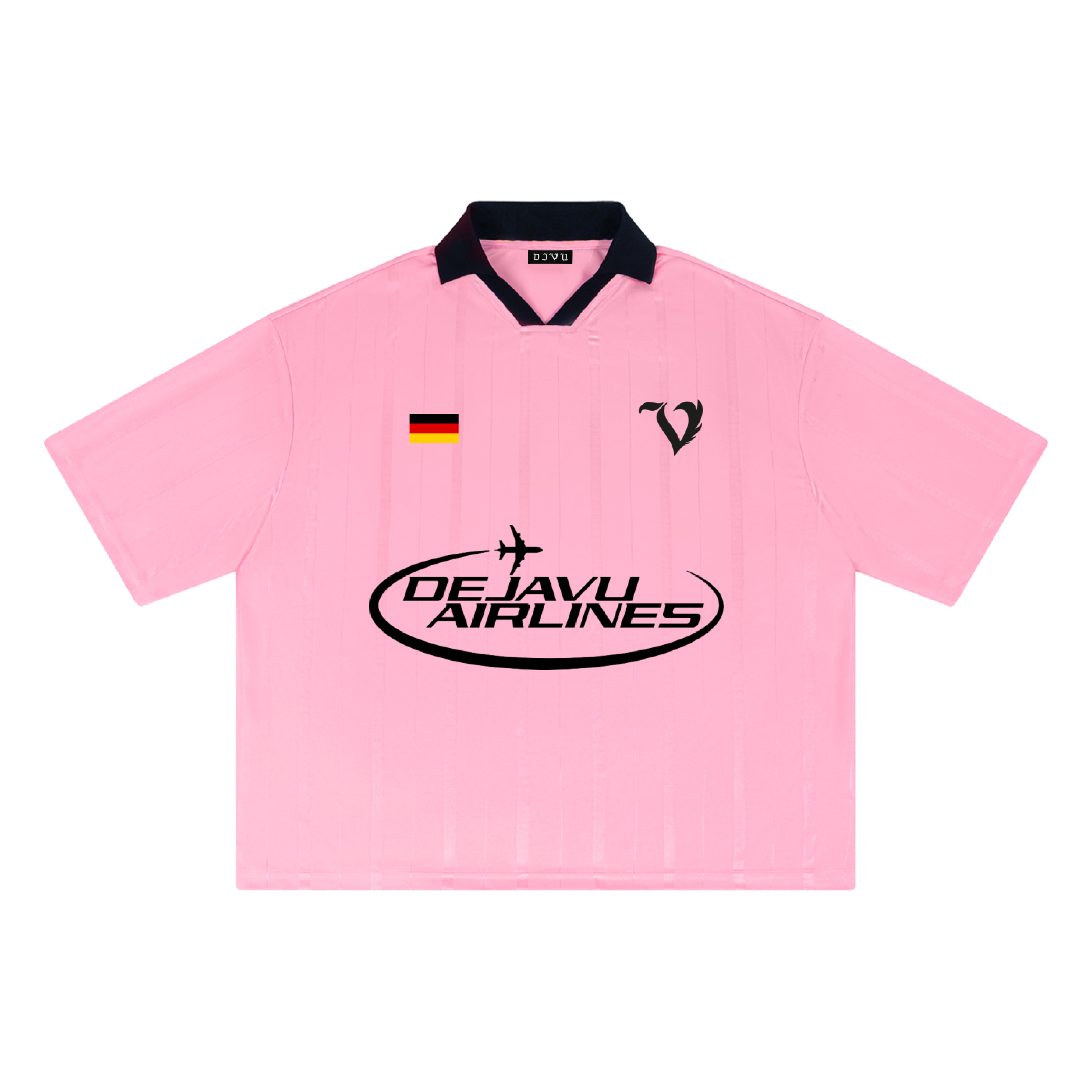 DEJAVU OVERSIZED CROPPED WORLD CUP POLO