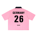 DEJAVU OVERSIZED CROPPED WORLD CUP POLO