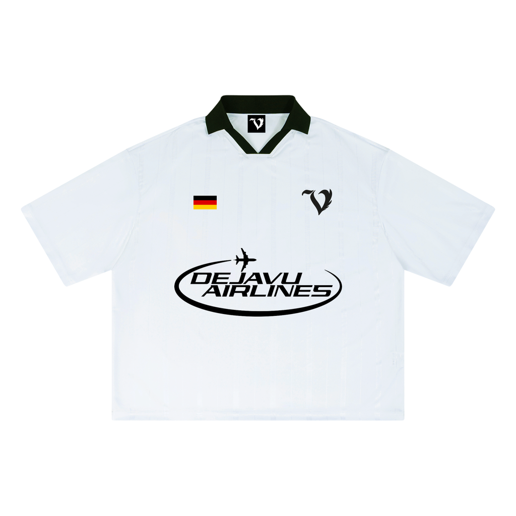 DEJAVU OVERSIZED CROPPED WORLD CUP POLO V2