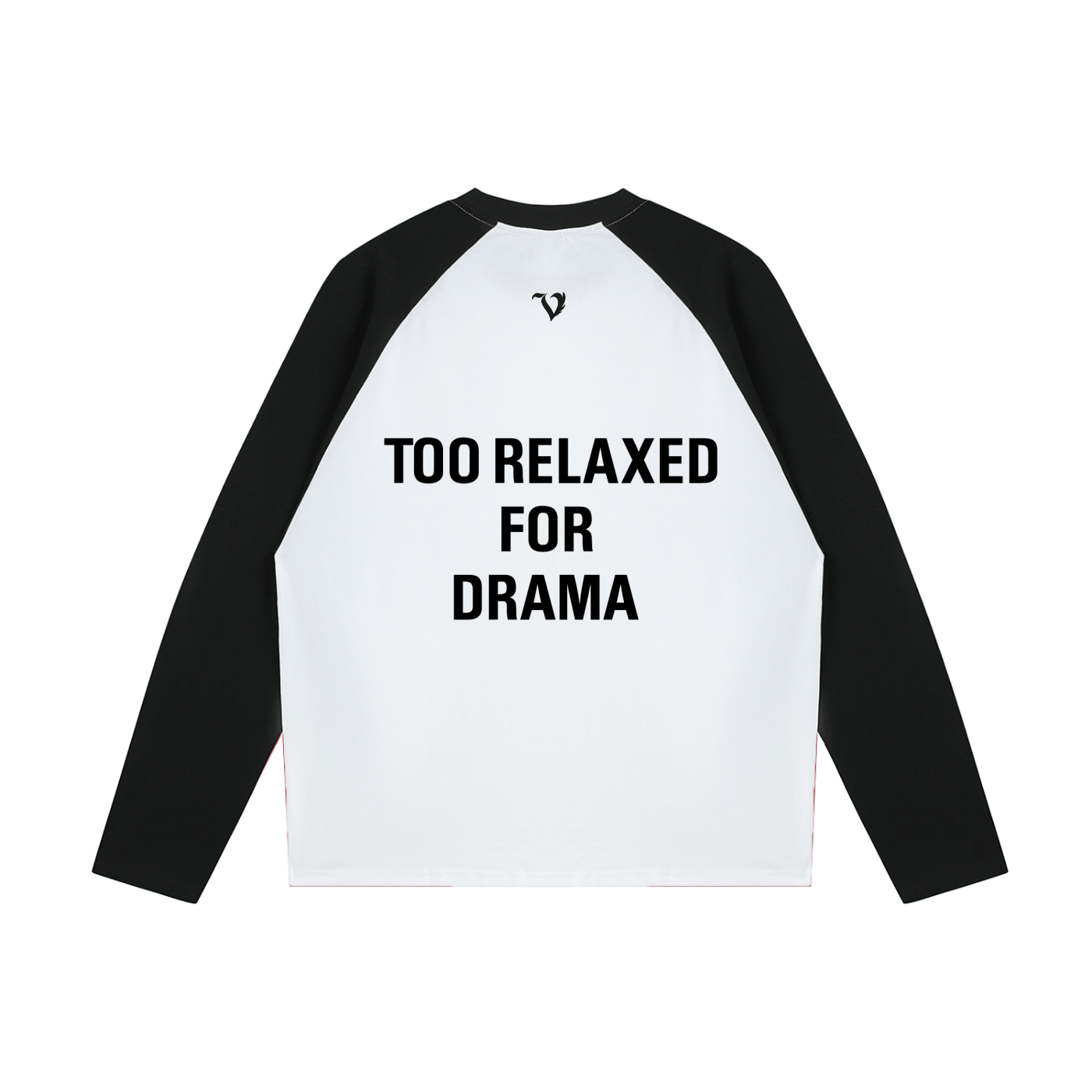 DEJAVU Color-Blocked Raglan Long-Sleeve T-Shirt