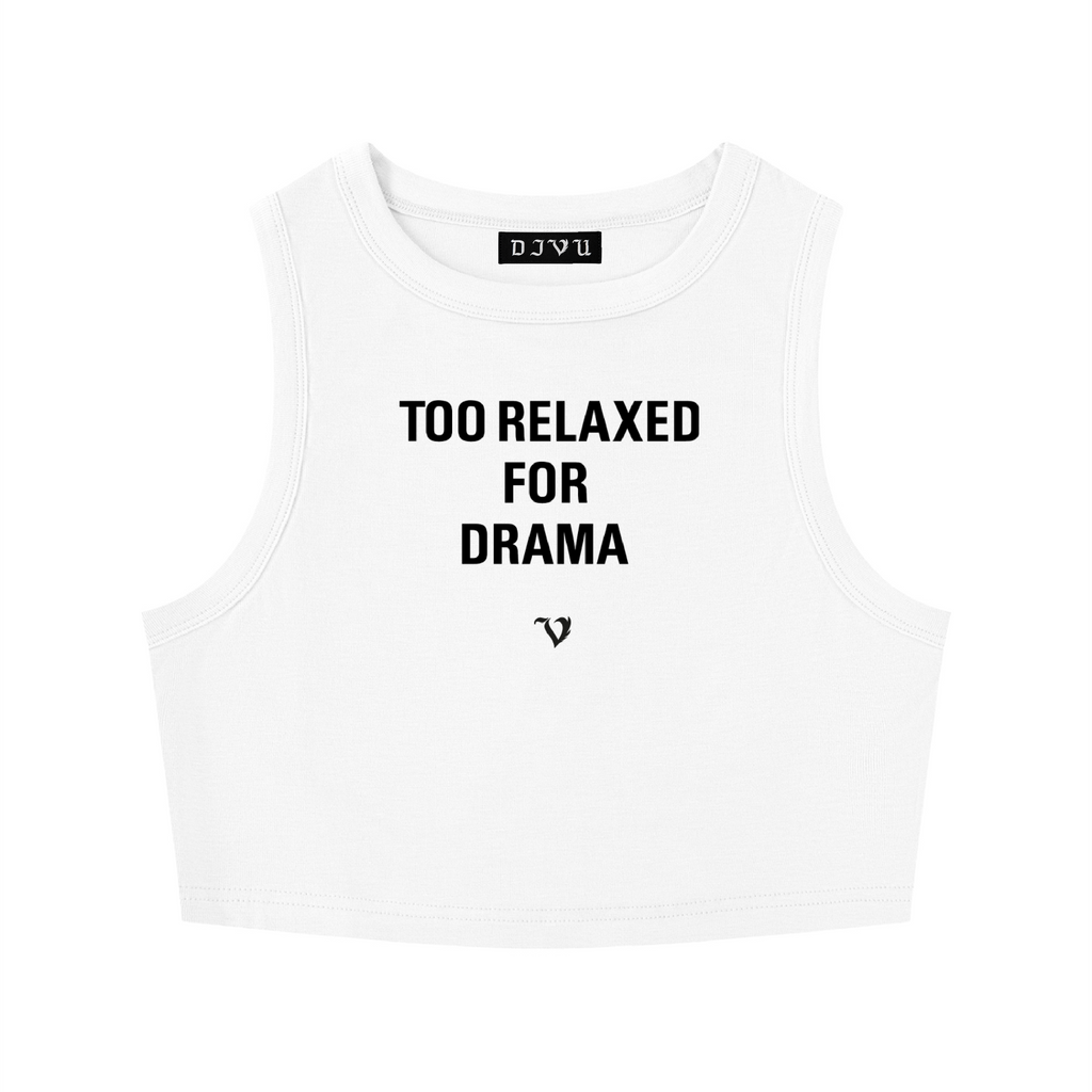 DEJAVU CROPPED TANK