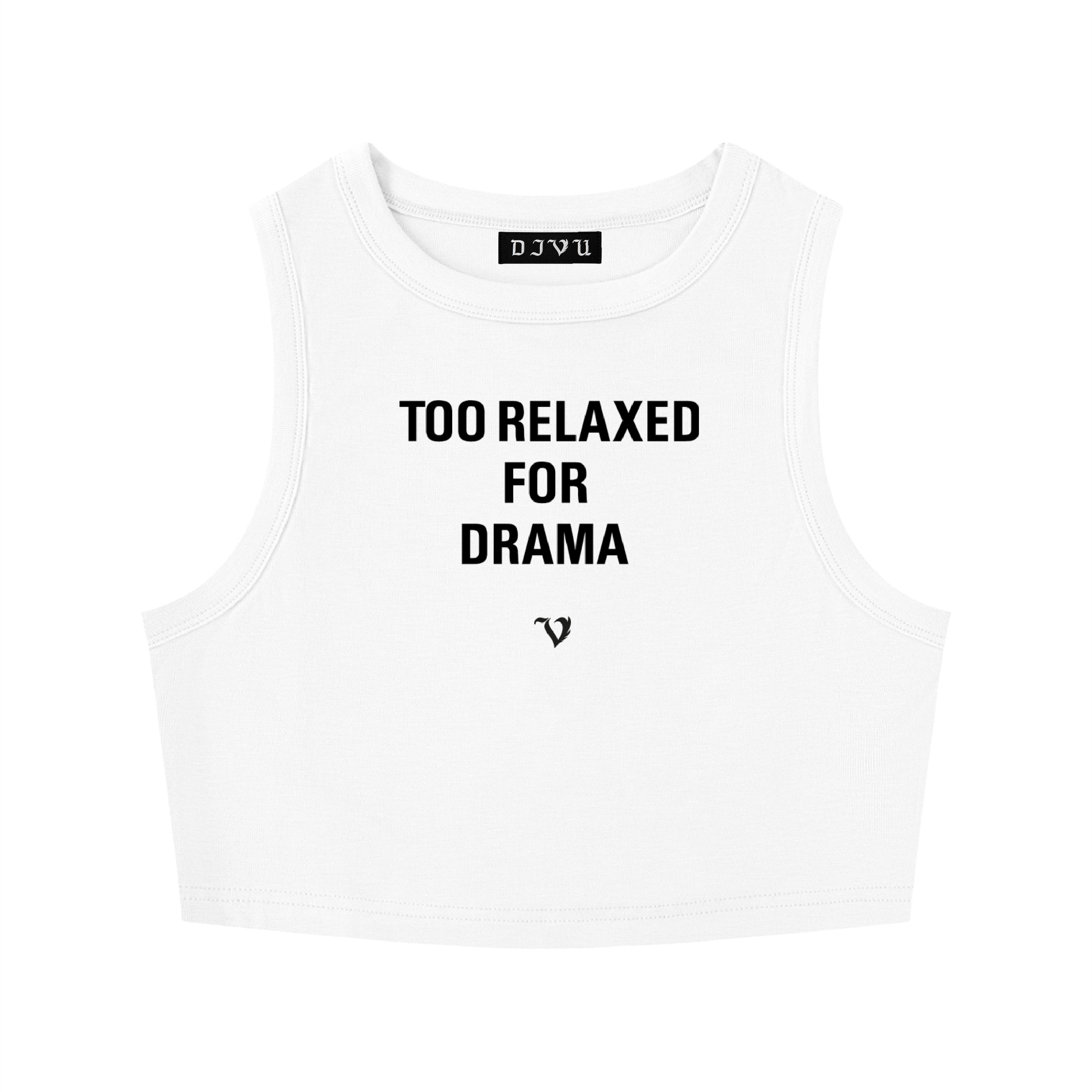 DEJAVU CROPPED TANK