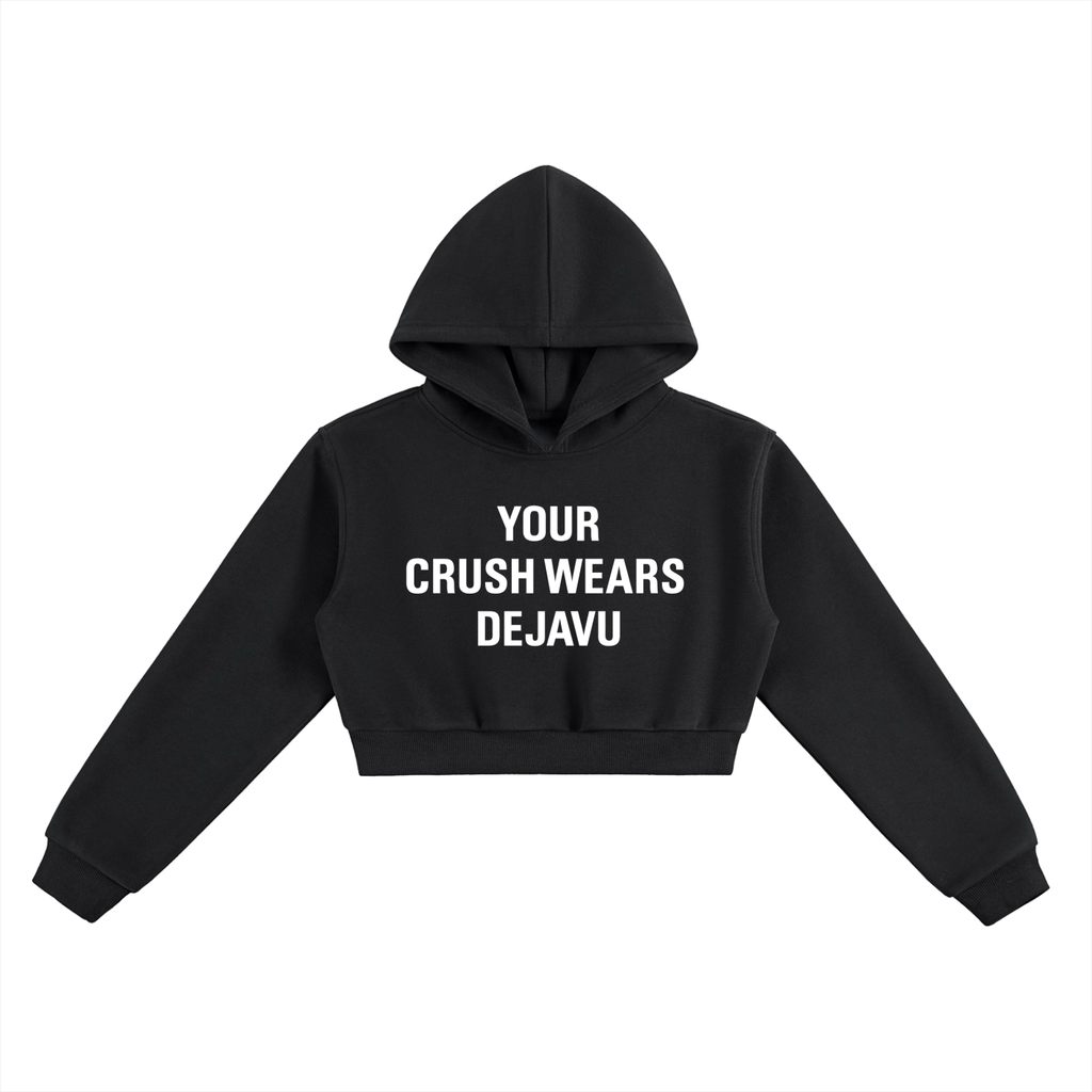 WOMEN Essential Cropped Hoodie