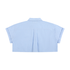 Women’s Striped Boxy Cropped Shirt