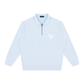 DEJAVU Unisex Vintage Wash Quarter-Zip Sweatshirt