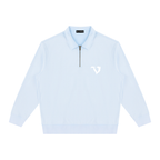 DEJAVU Unisex Vintage Wash Quarter-Zip Sweatshirt