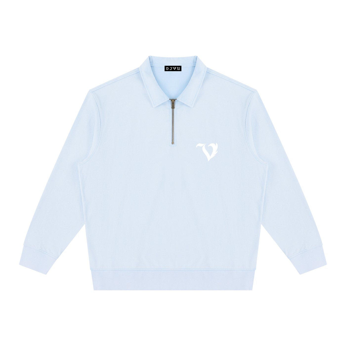 DEJAVU Unisex Vintage Wash Quarter-Zip Sweatshirt