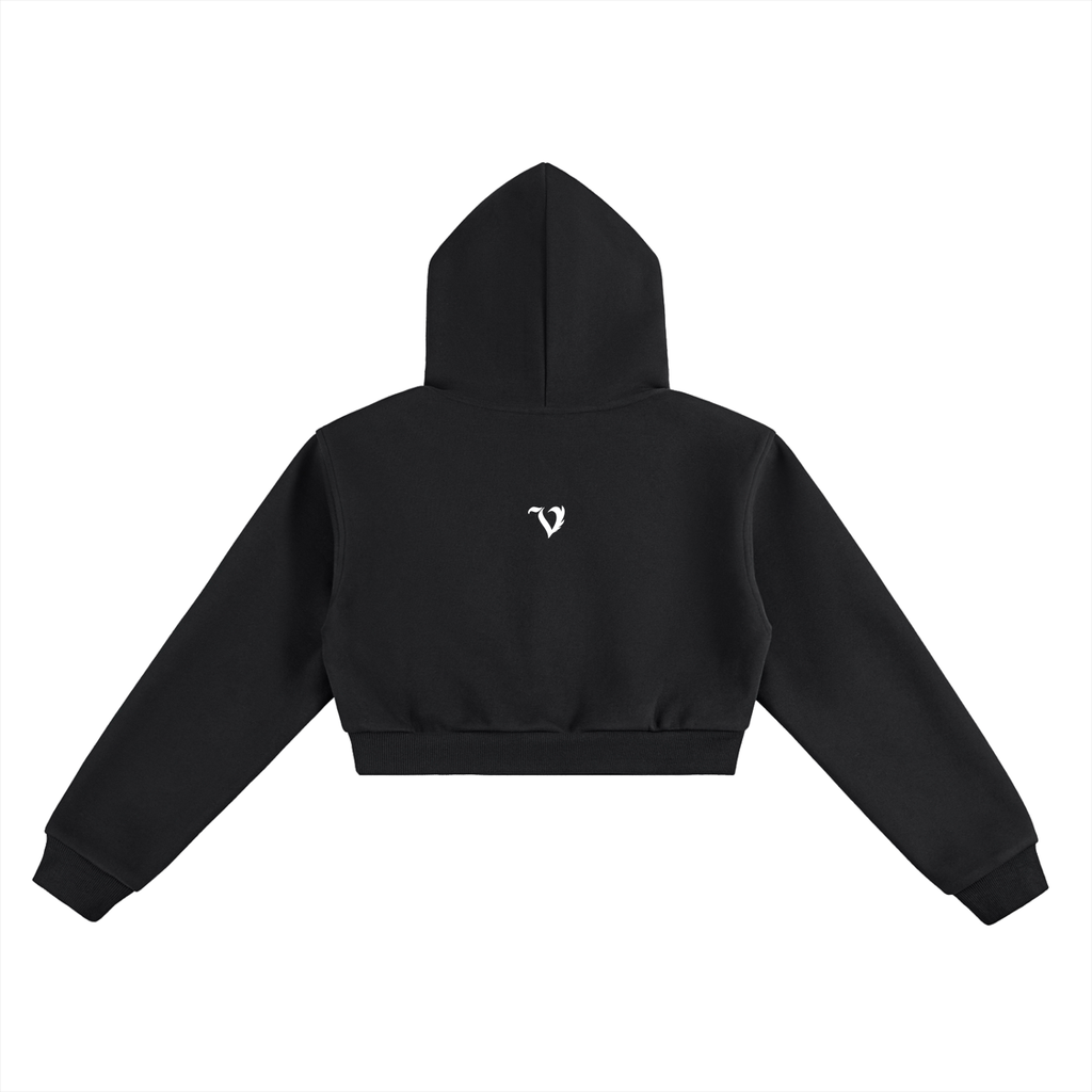 WOMEN Essential Cropped Hoodie