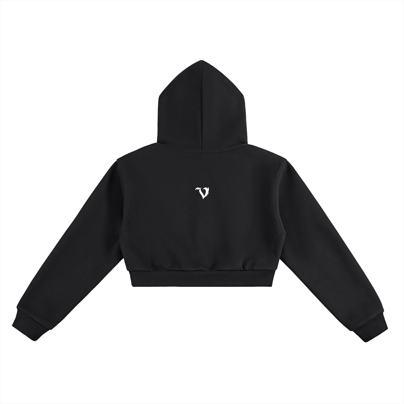 WOMEN Essential Cropped Hoodie