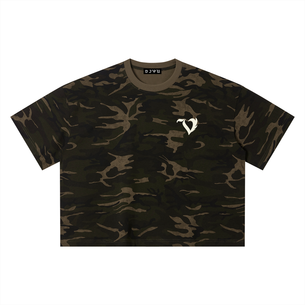 CAMO BOXY T-SHIRT