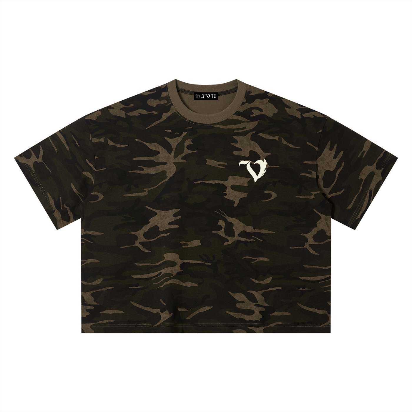 CAMO BOXY T-SHIRT