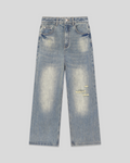 RE:VISION X DEJAVU  Vintage Wash Distressed Denim Jeans