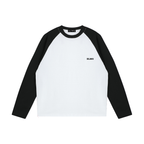 DEJAVU Color-Blocked Raglan Long-Sleeve T-Shirt