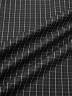 RE:VISION X DEJAVU  Contrast Plaid Boxy Zip Hoodie