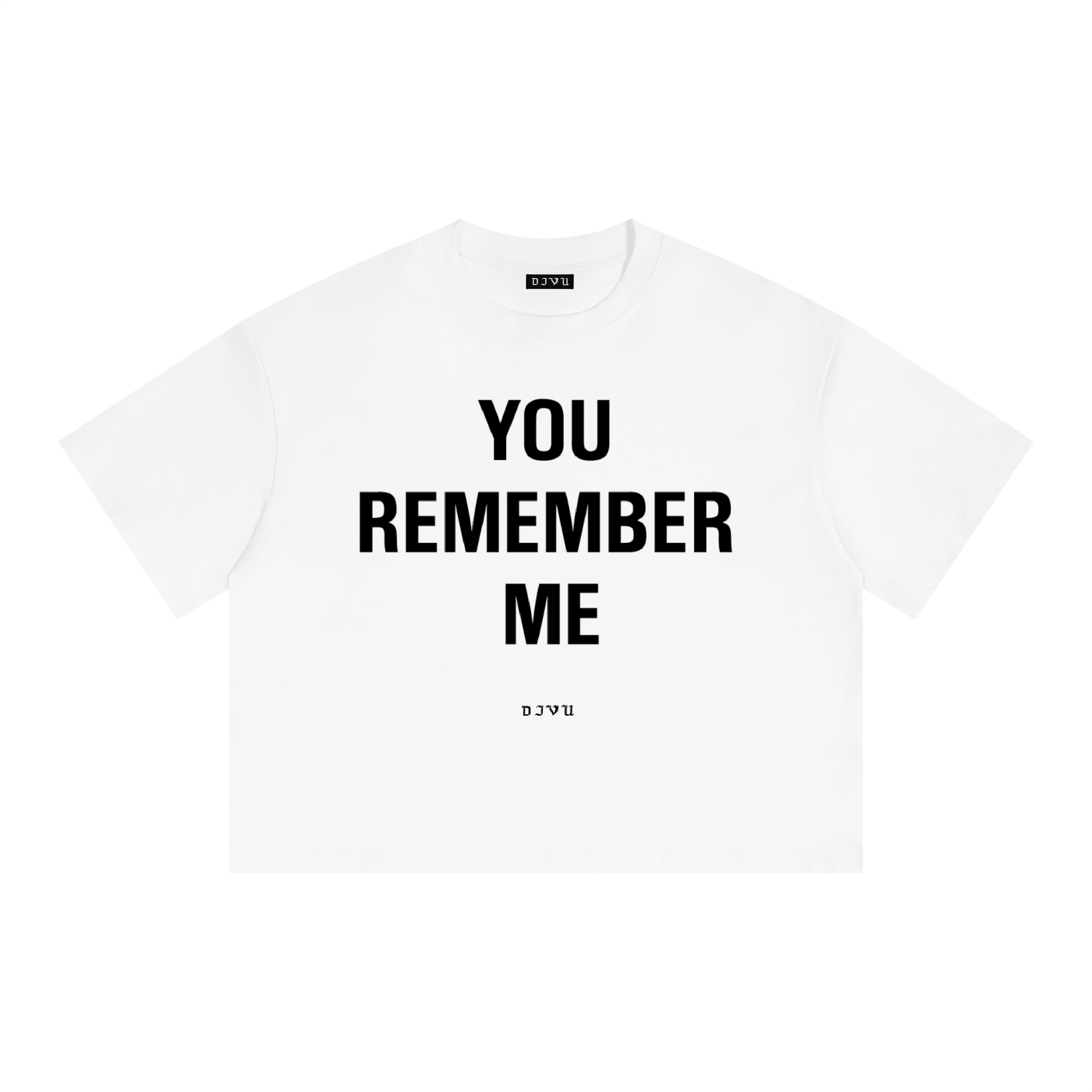 DEJAVU CROPPED TEE
