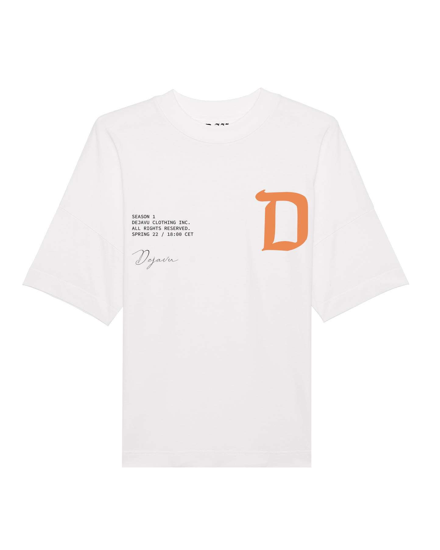 S1 DEJAVU TEE WHITE